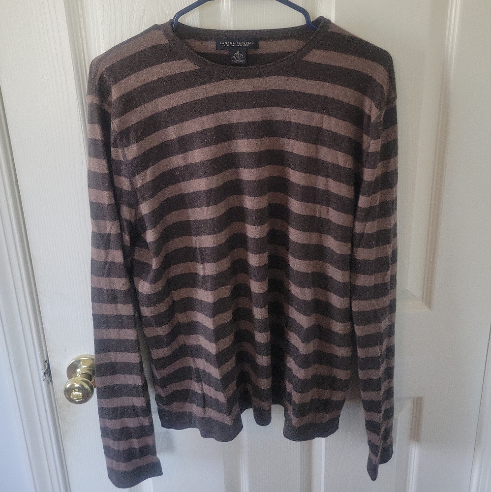 Banana Republic Cotton Cashmere Long Sleeve Shirt, Women's Size M